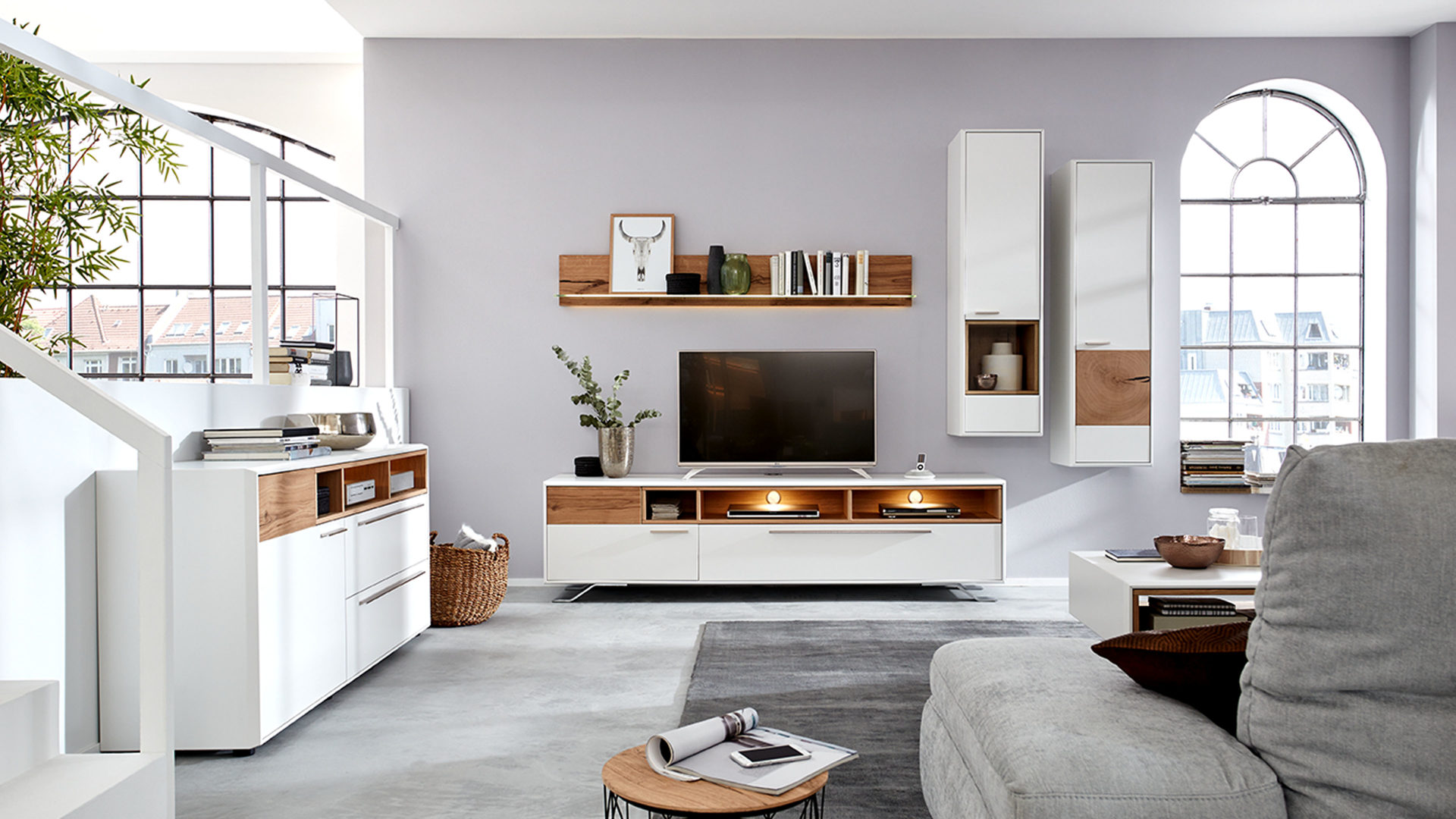 Wohnzimmer Vitrine Holz Caseconrad Com